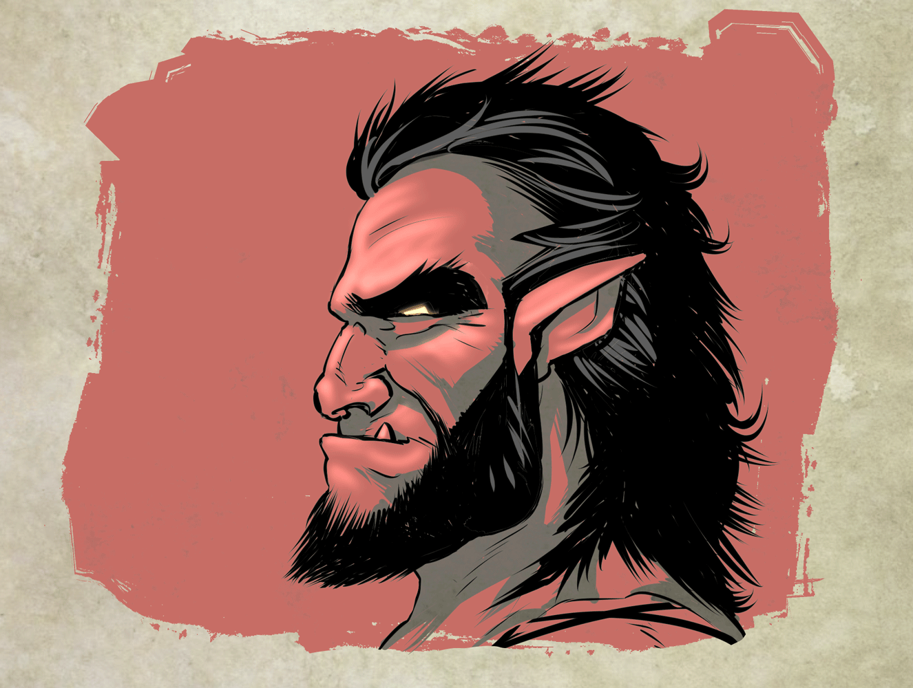 Close portrait of Holgrim
