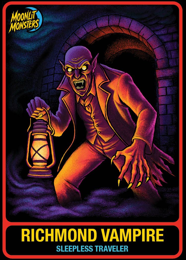 Moonlit Monsters trading card series