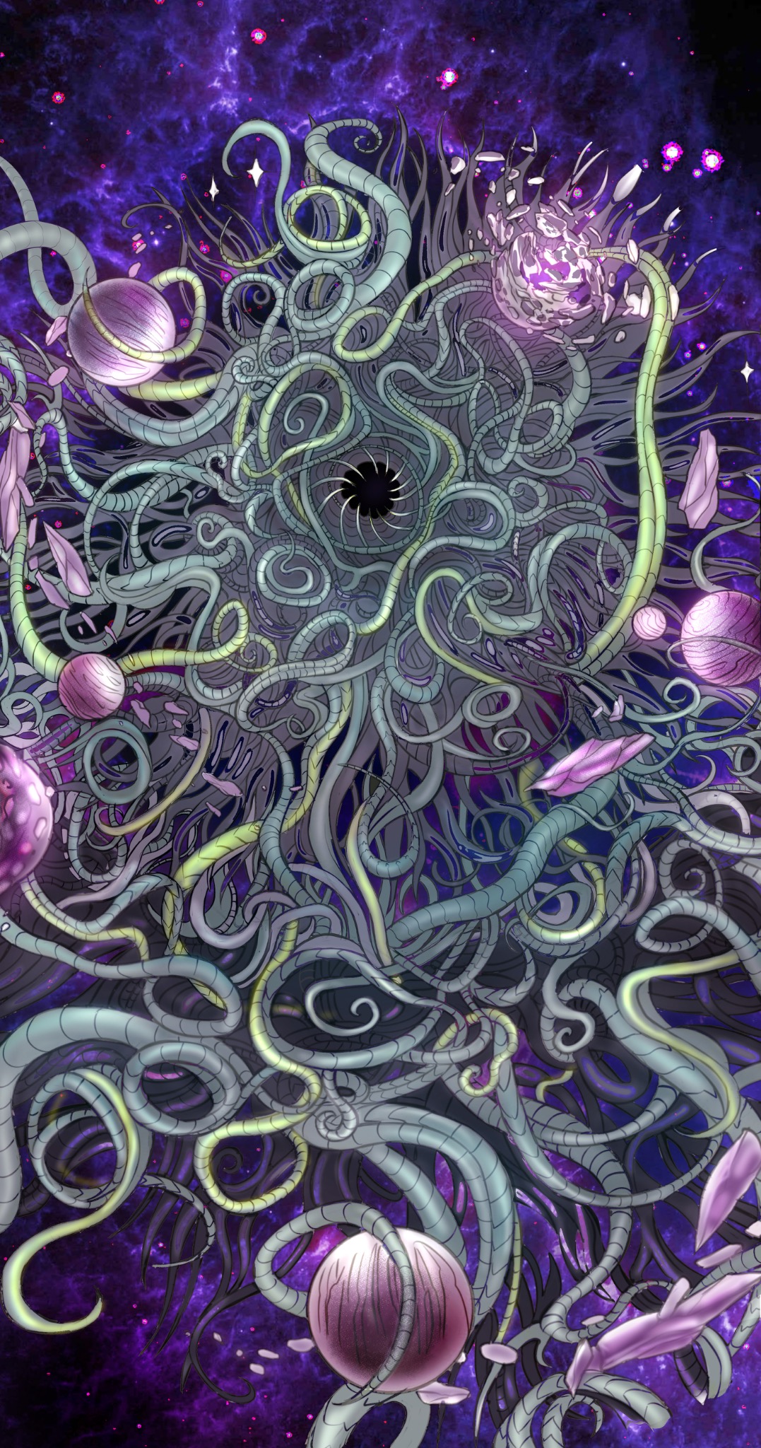 Azathoth color illustration from the Call of Cthulhu series