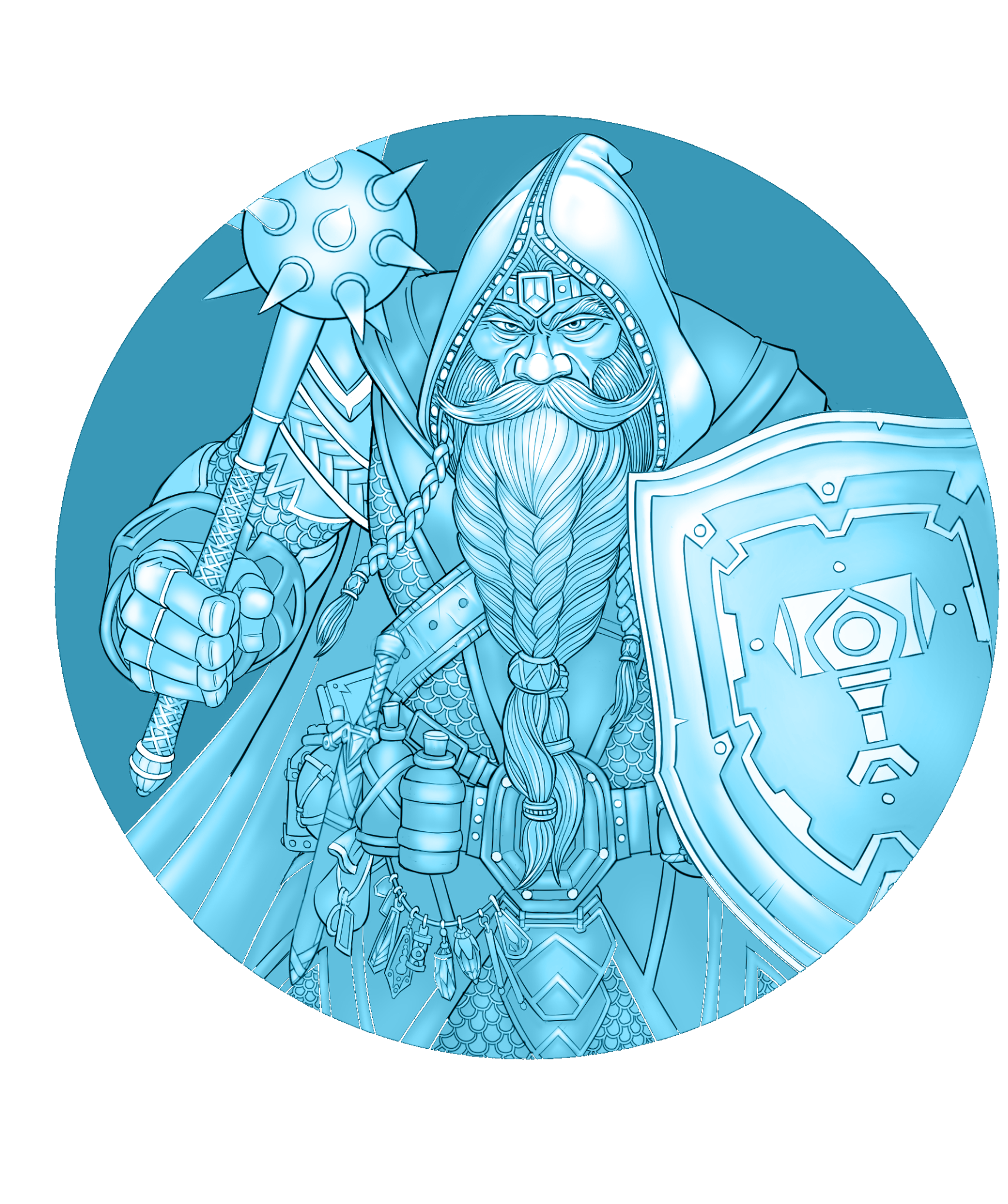 Dwarf class coin in silver