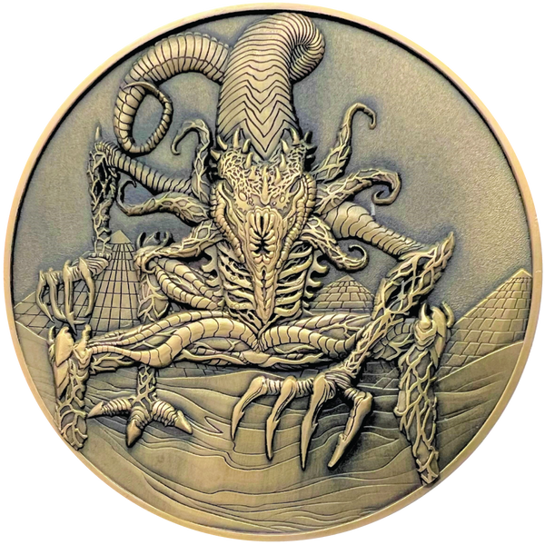 Nyarlathotep finished coin front