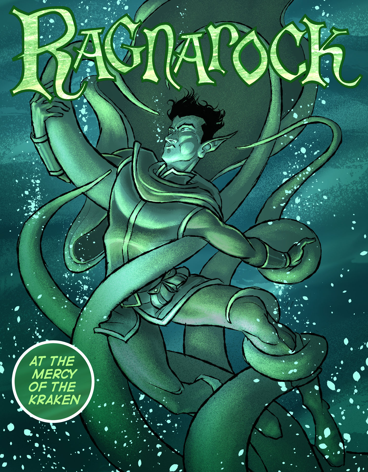 Mercy of the Kraken cover art from Ragnarock Tales