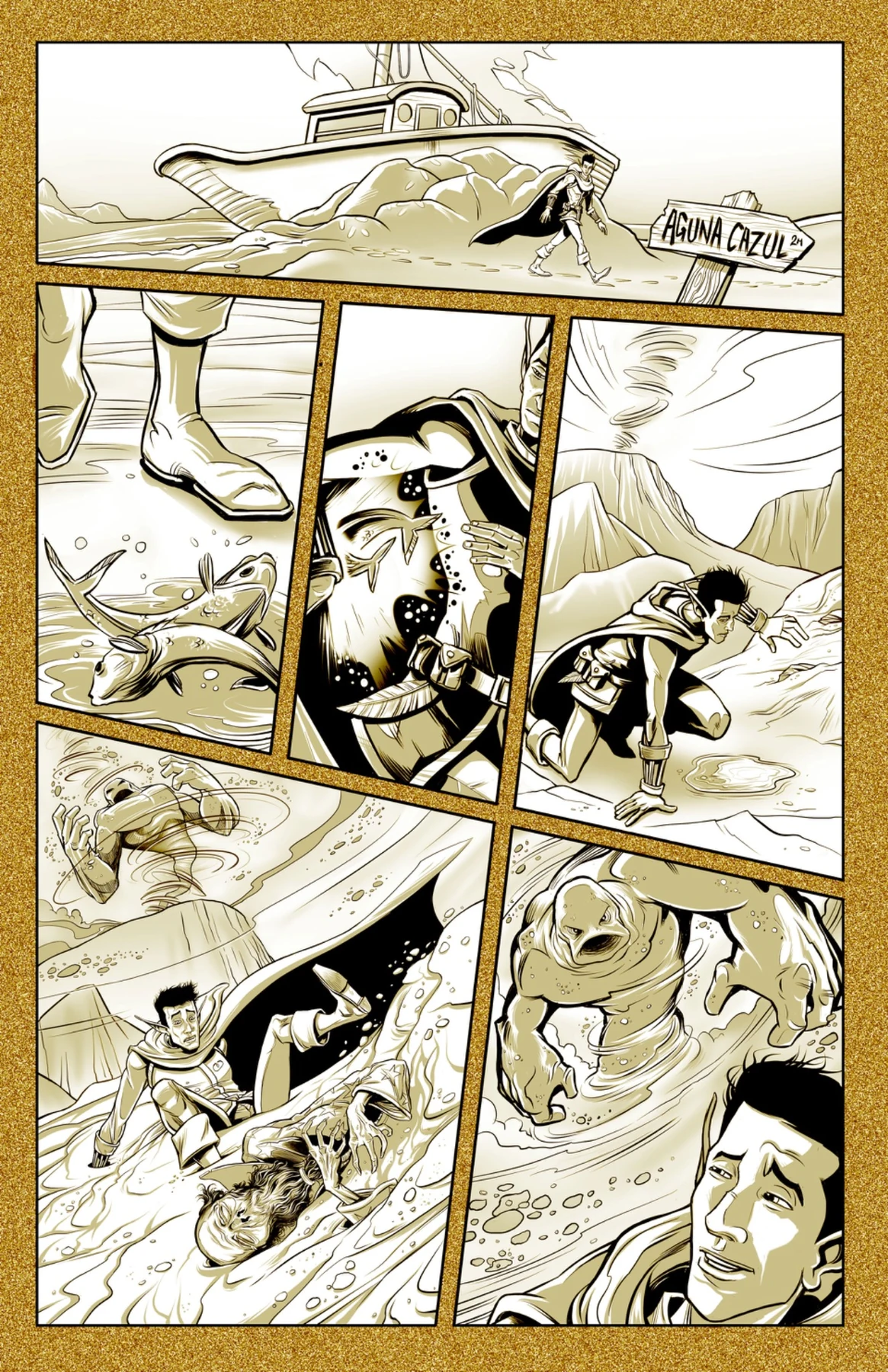Stirculius arrives in the Dragon Flame Desert and encounters a sand creature